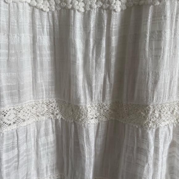 🤍 Knox Rose Elegant Sleeveless Cream Midi Dress Size Medium - Picture 5 of 11